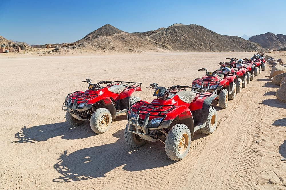 3 hours Quad Safari Sunset & Camel Ride With Transfer - Hurghada