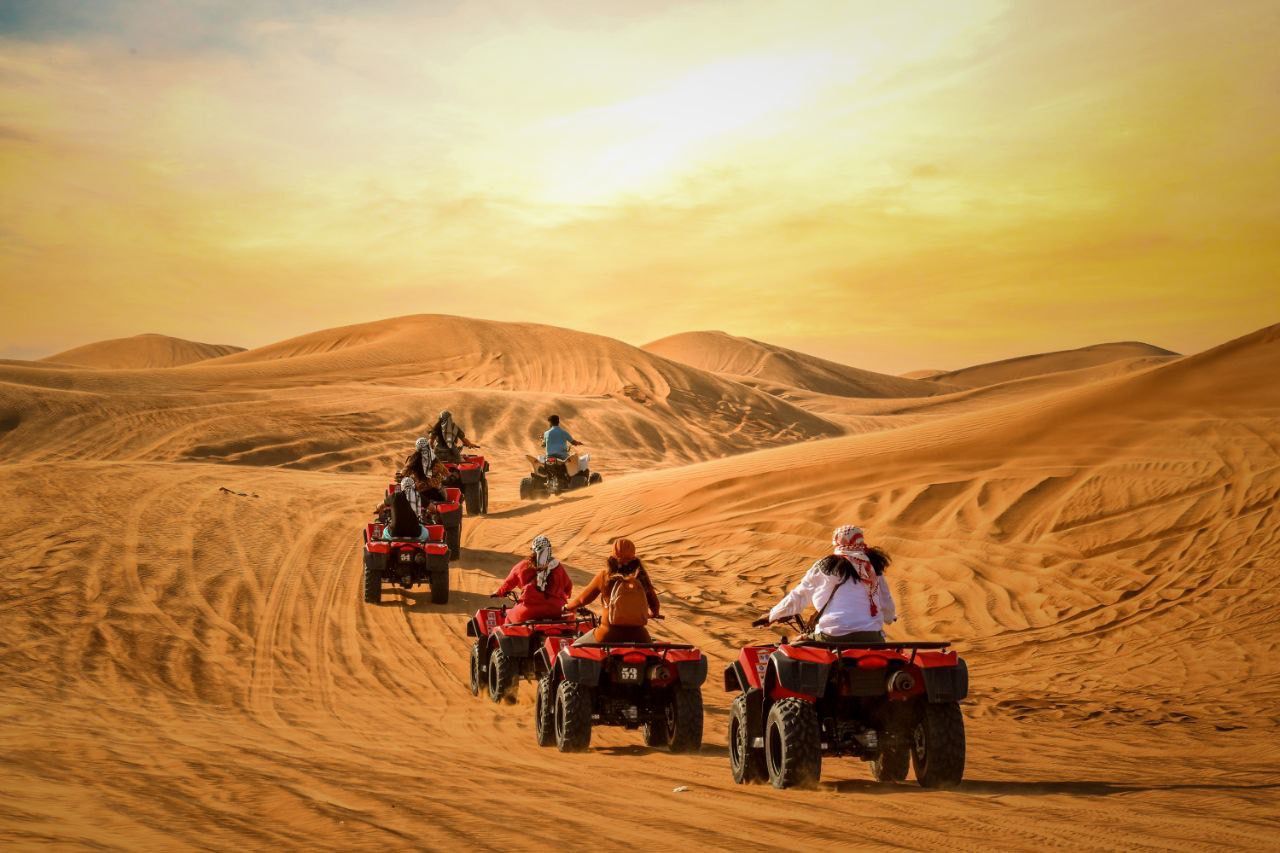 Hurghada: Desert Adventure Quads, Jeep, Camel Ride, Dinner & Show